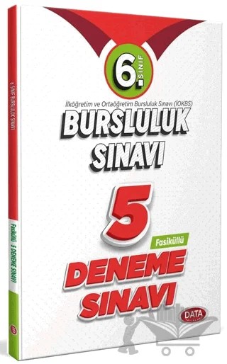 6. Sınıf Bursluluk Sınavı Fasikül 5 Deneme Sınavı – Kolektif – Data Yayınları kitap kapağı