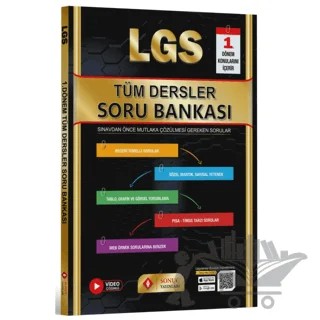 8. Sınıf LGS Tüm Dersler Soru Bankası 1.Dönem – Kolektif – Sonuç Yayınları kitap kapağı