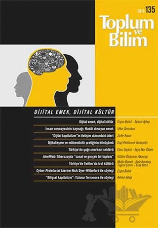 Toplum ve Bilim Sayı: 135 – İletişim Yayınevi kitap kapağı
