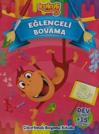 Kukuli Eğlenceli Çıkartmalı Boyama – Kolektif – Doğan Egmont Yayıncılık kitap kapağı