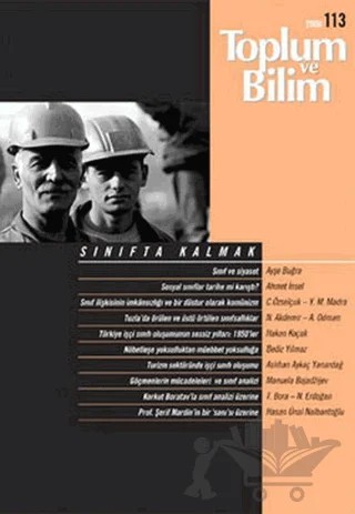 Toplum ve Bilim Sayı: 113 – Birikim Yayınları kitap kapağı