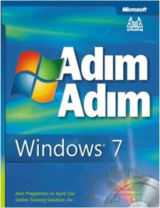 Adım Adım Windows 7 – Joan Preppernau, Joyce Cox – Arkadaş Yayınları kitap kapağı