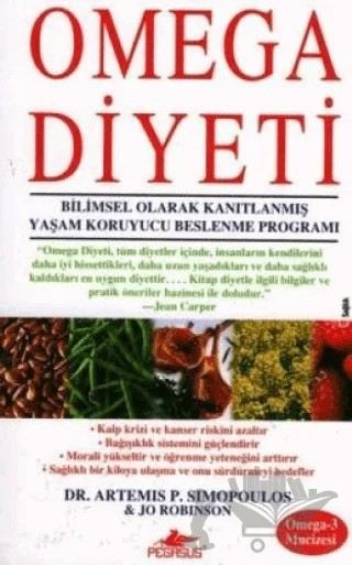 Omega Diyeti – Artemis P. Simopoulos, Jo Robinson – Pegasus Yayınları kitap kapağı