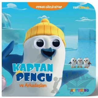 Kaptan Pengu - TRT Çocuk Oynar Gözlü Kitap – Kolektif – Artenino Yayıncılık kitap kapağı