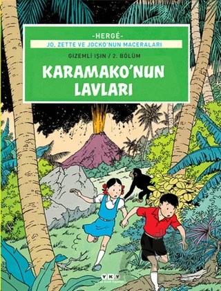 Karamako'nun Lavları – Herge – Yapı Kredi Yayınları kitap kapağı