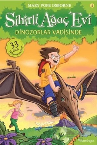 Sihirli Ağaç Evi 1 - Dinozorlar Vadisinde – Mary Pope Osborne – Domingo Yayınevi kitap kapağı