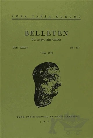 Belleten Sayı: 137 Cilt: 35 – Türk Tarih Kurumu Yayınları kitap kapağı
