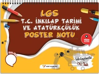LGS T.C. İnkılap Tarihi ve Atatürkçülük Poster Notu – Kolektif – Veri Yayınları kitap kapağı