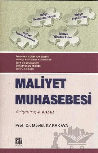 Maliyet Muhasebesi – Mevlüt Karakaya – Gazi Kitabevi kitap kapağı