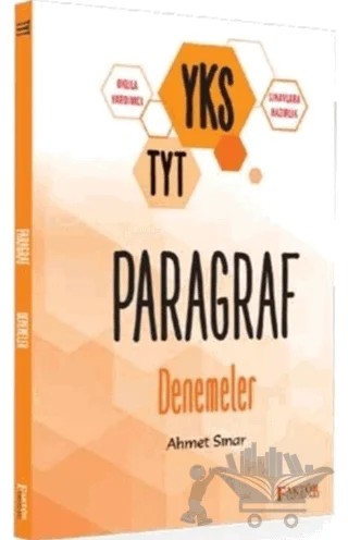 YKS - TYT Paragraf Denemeler – Ahmet Sınar – Faktör Yayınları kitap kapağı
