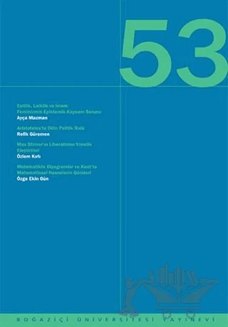 Felsefe Tartışmaları 53 – İrem Kurtsal Steen, Nurbay Irmak – Boğaziçi Üniversitesi Yayınevi kitap kapağı