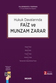 Hukuk Davalarında Faiz ve Munzam Zarar – Filiz Berberoğlu Yenipınar – Seçkin Yayıncılık kitap kapağı