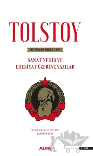 Sanat Nedir ve Edebiyat Üzerine Yazıları – Lev Nikolayeviç Tolstoy – Alfa Yayınları kitap kapağı