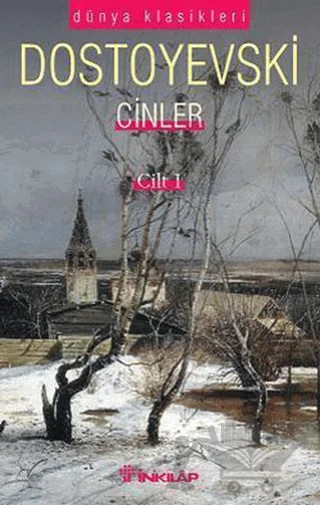 Cinler 1.Cilt – Fyodor Mihayloviç Dostoyevski – İnkılap Kitabevi kitap kapağı