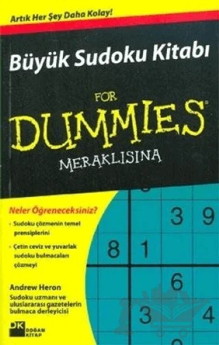 Büyük Sudoku Kitabı – Andrew Heron – Doğan Kitap kitap kapağı
