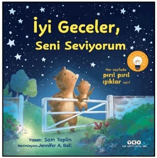İyi Geceler, Seni Seviyorum – Işıklı Kitap – Sam Taplin – Yapı Kredi Yayınları kitap kapağı