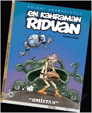 En Kahraman Rıdvan 7: Omistan – Bülent Arabacıoğlu – Mürekkep Basın Yayın kitap kapağı