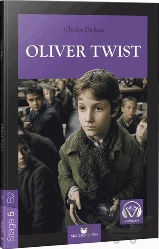 Oliver Twist - Stage 5 - İngilizce Hikaye – Mark Twaın – MK Publications kitap kapağı