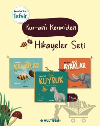 Kur-an'ı Kerimden Hikayeler Seti (3 Kitap) – Nurcan Yıldırım – Multibem Yayınları kitap kapağı