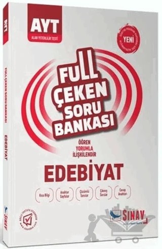 2019 AYT Edebiyat Full Çeken Soru Bankası – Kolektif – Sınav Yayınları kitap kapağı