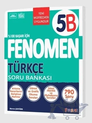 5. Sınıf Türkçe Soru Bankası B – Kolektif – Fenomen Yayınları kitap kapağı
