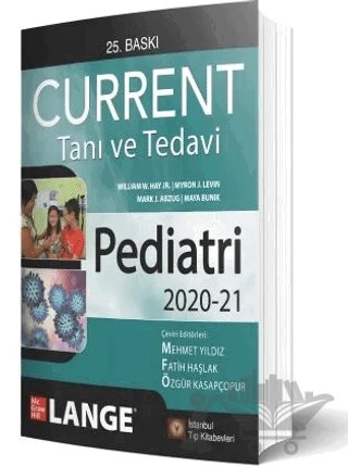 Current Tanı Ve Tedavi Pediatri 2020-21 – William Hay, Myron Levin, Mark Abzug, Maya Bunik – İstanbul Tıp Kitabevi kitap kapağı