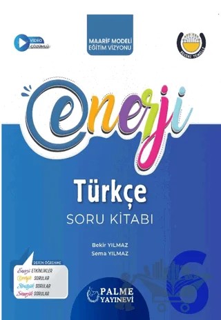 6. Sınıf Enerji Türkçe Soru Kitabı – Bekir Yılmaz, Sema Yılmaz – Palme Yayınları kitap kapağı