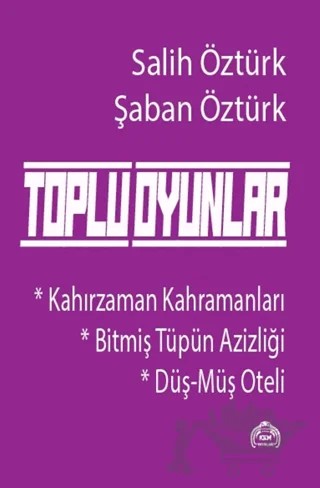 Toplu Oyunlar – Salih Öztürk, Şaban Öztürk – Kekeme Yayınları kitap kapağı