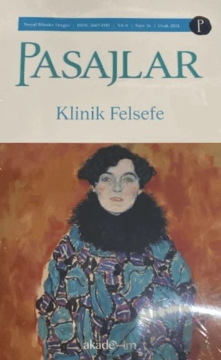 Pasajlar Sosyal Bilimler Dergisi Sayı 16 - Klinik Felsefe – Pasajlar Sosyal Bilimler Dergisi kitap kapağı