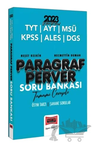 Yargı Yayınları 2023 KPSS Paragrafperver Tamamı Çözümlü Soru Bankası – Necmettin Duman – Yargı Yayınevi kitap kapağı