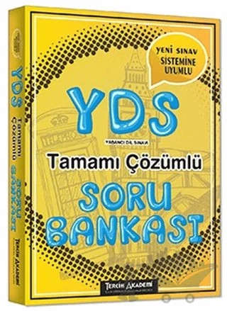2018 YDS Tamamı Çözümlü Soru Bankası – Hasan Yüksel – Tercih Akademi Yayınları kitap kapağı