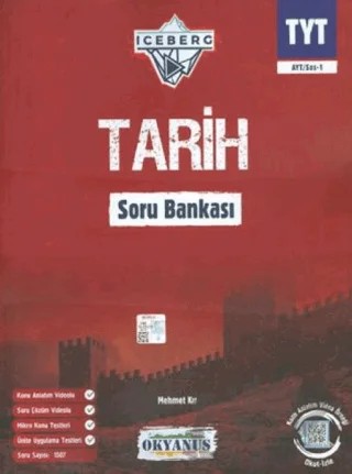 TYT ICeberg Tarih Soru Bankası – Mehmet Kır – Okyanus Yayınları kitap kapağı