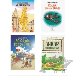 3. Sınıf Çocuk Edebiyatı Seti (4 Kitap) – Samed Behrengi, Jules Verne, Oscar Wılde, Mesut Ensarioğlu – Yeti Kitap kitap kapağı