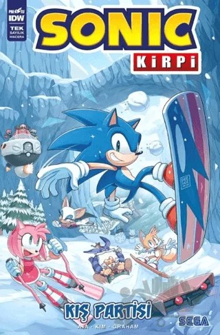 Kirpi Sonic: Kış Partisi – Iasmin Omar Ata – Presstij Kitap kitap kapağı