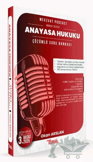 Anayasa Hukuku Çözümlü Soru Bankası – Okan Arslan – Temsil Kitap kitap kapağı