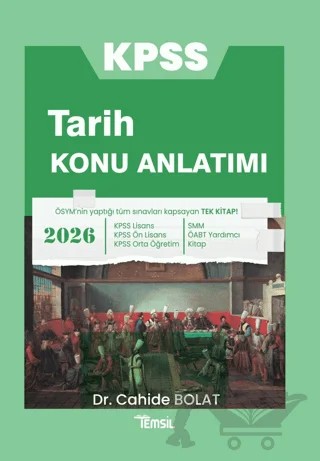 KPSS Tarih Konu Anlatımı – Cahide Bolat – Temsil Kitap kitap kapağı