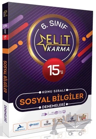 Elit Karma 6. Sınıf 15'li Konu Sıralı Sosyal Bilgiler Denemeleri – Kolektif – Paraf Yayınları kitap kapağı
