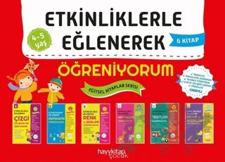 Etkinliklerle Eğlenerek Öğreniyorum (6 Kitap Takım) – Canan Öztürk – Hayykitap kitap kapağı