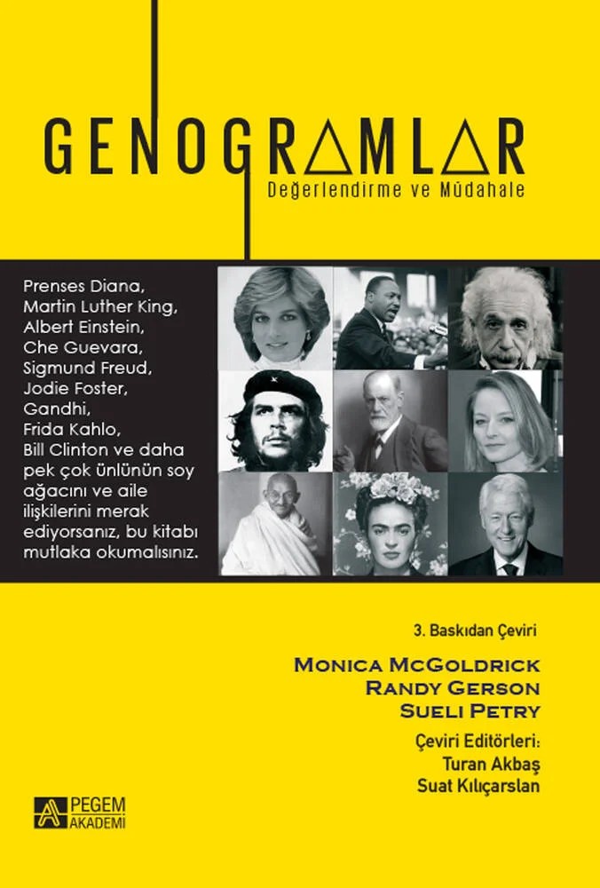 Genogramlar – Monica McGoldrick, Randy Gerson – Pegem Akademi Yayıncılık kitap kapağı