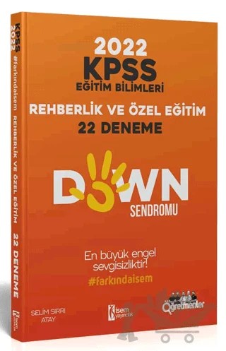2022 KPSS Eğitim Bilimleri Rehberlik ve Özel Eğitim 22 Deneme – Selim Sırrı Atay – İSEM Yayıncılık kitap kapağı