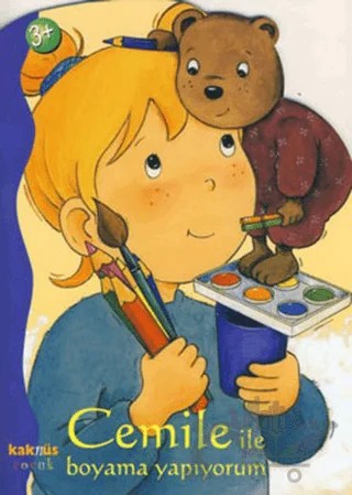 Cemile ile Boyama Yapıyorum – Aline de Petigny – Kaknüs Yayınları kitap kapağı