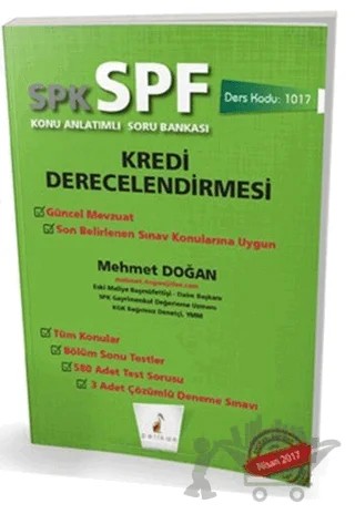 SPK - SPF Kredi Derecelendirmesi Konu Anlatımlı Soru Bankası – Mehmet Doğan – Pelikan Tıp Teknik Yayıncılık kitap kapağı