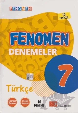 7. Sınıf Türkçe 10 Deneme Fenomen Okul Yayınları – Gülten Erdoğan – Fenomen Yayınları kitap kapağı