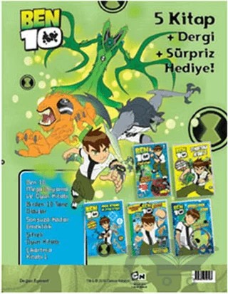 Ben 10 Mega Kahraman Seti – Kolektif – Doğan Egmont Yayıncılık kitap kapağı