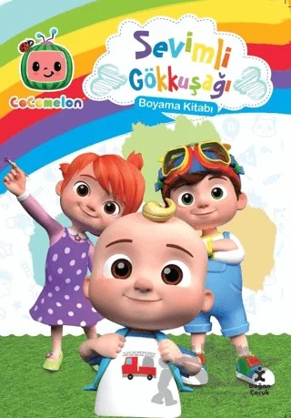 Cocomelon Sevimli Gökkuşağı Boyama Kitabı – Kolektif – Doğan Çocuk kitap kapağı