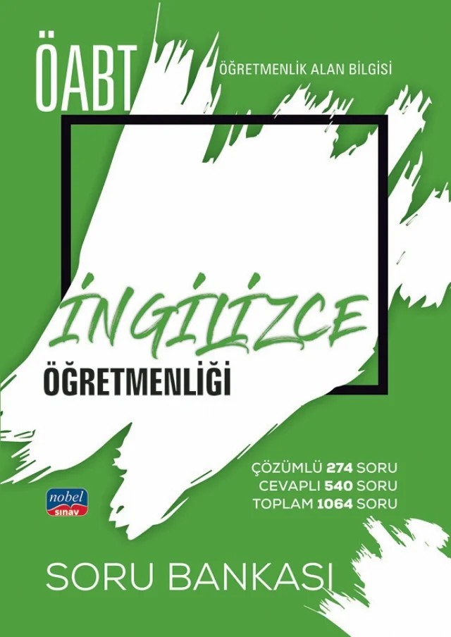 ÖABT İngilizce Öğretmenliği - Soru Bankası – Komisyon – Nobel Sınav kitap kapağı
