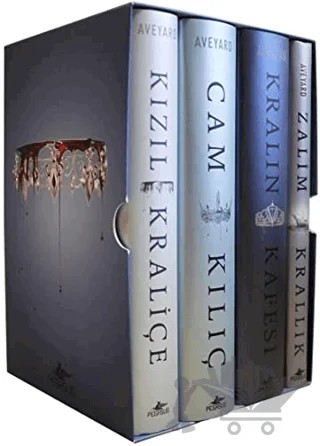 Kızıl Kraliçe Serisi - Kutulu Özel Set (4 Kitap) – Victoria Aveyard – Pegasus Yayınları kitap kapağı