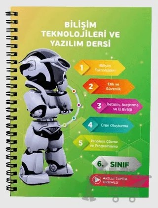 6. Sınıf Bilişim Teknolojileri ve Yazılım Dersi Kitabı Akıllı Tahta Uyumlu – Kolektif – Referans Yayınları kitap kapağı