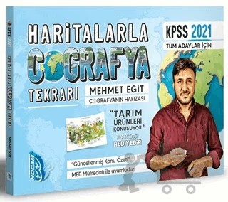 KPSS Haritalarla Coğrafya Tekrarı – Mehmet Eğit – Benim Hocam Yayınları kitap kapağı