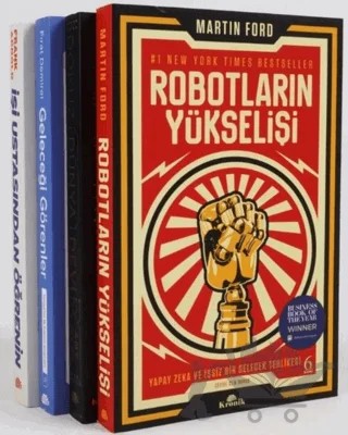 İş Dünyası Seti (4 Kitap) – Amy Webb, Martin Ford, Frank Arnold, Fırat Demirel – Kronik Kitap kitap kapağı